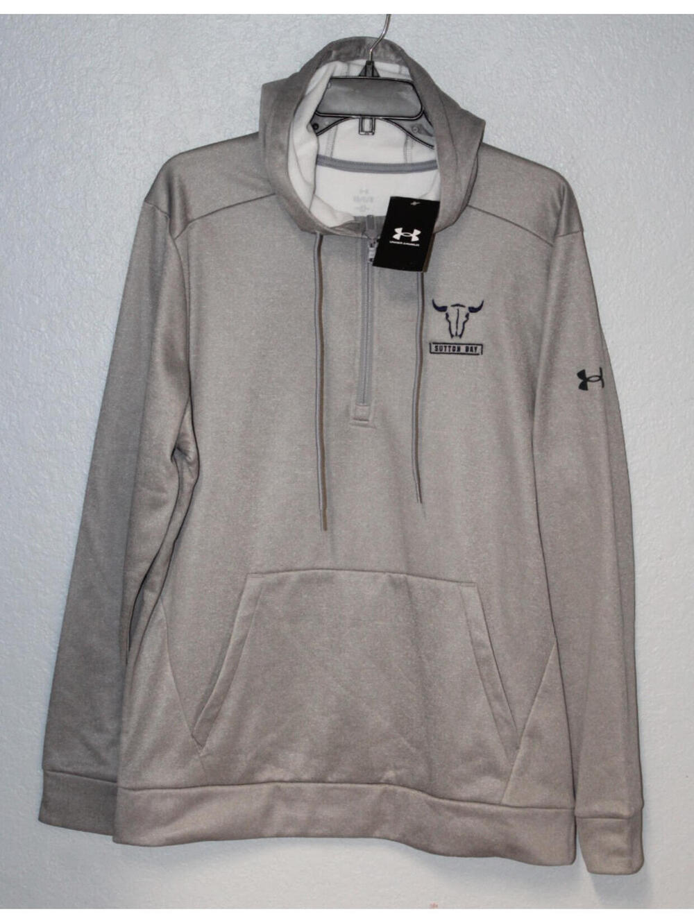 NEW Under Armor x Sutton Bay Performance 1/4 Zip Hoodie Jacket Men LARGE NWT